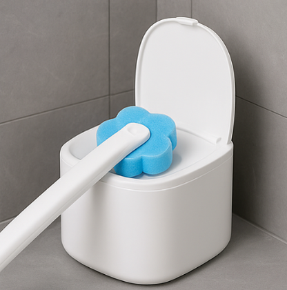 CleanDrop™ – Inteligentny zestaw do czyszczenia WC z jednorazowymi główkami.